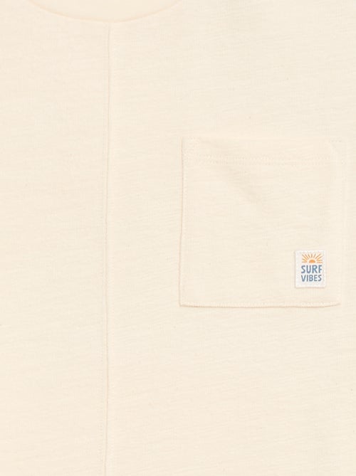 Oversized T-shirt met korte mouwen - Kiabi