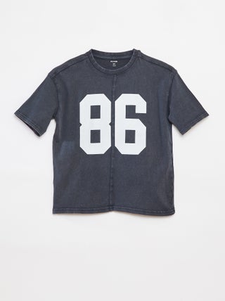 Oversized T-shirt met korte mouwen