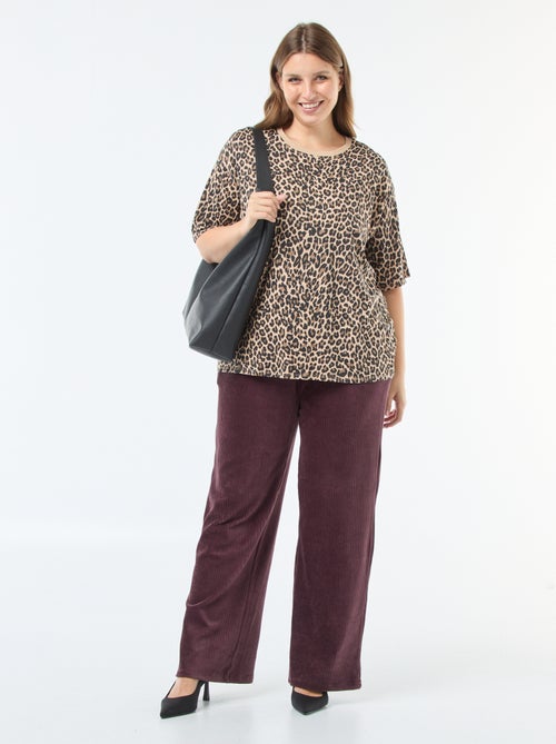 Oversized T-shirt met print - Kiabi