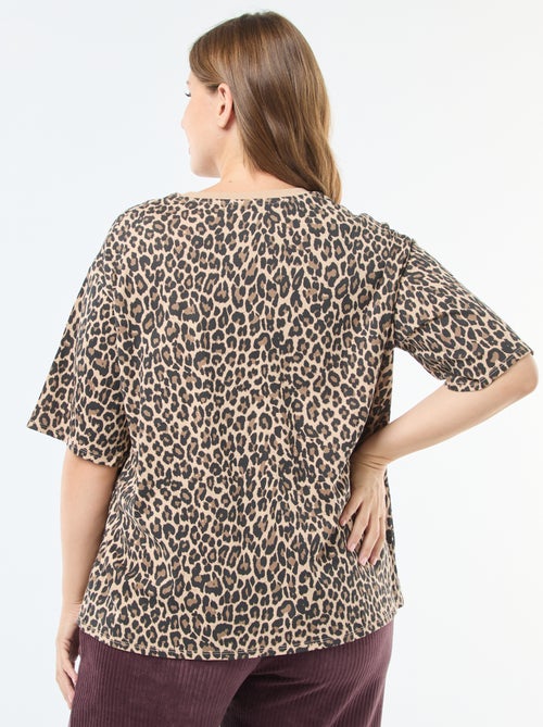 Oversized T-shirt met print - Kiabi
