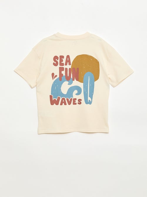 Oversized T-shirt met print - Kiabi