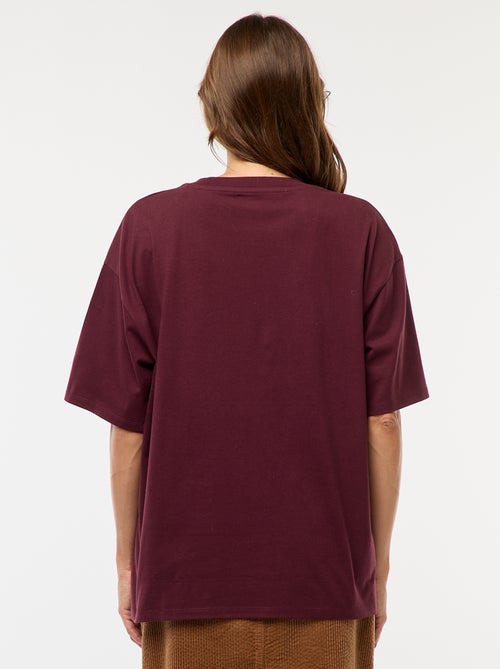 Oversized T-shirt met print - Kiabi