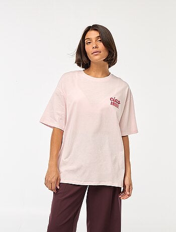 Oversized T-shirt met print