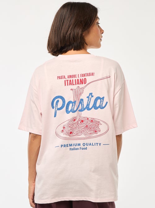 Oversized T-shirt met print - Kiabi