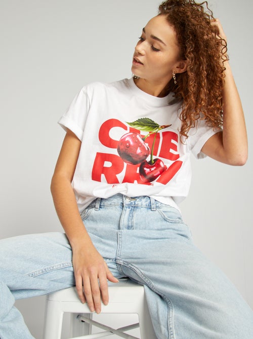 Oversized T-shirt met print - Kiabi