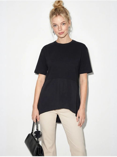 Oversized t-shirt met ronde hals lucci - Kiabi