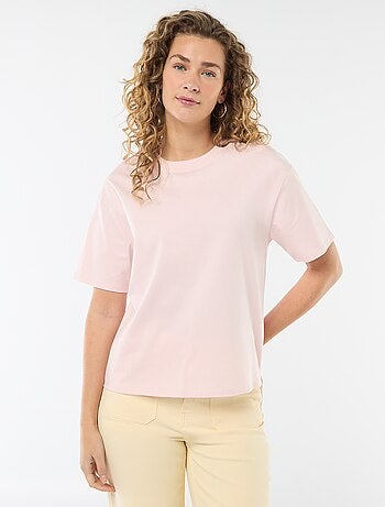Oversized T-shirt met ronde hals