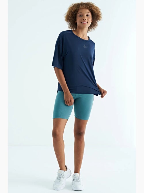 Oversized t-shirt met ronde hals tommy - Kiabi