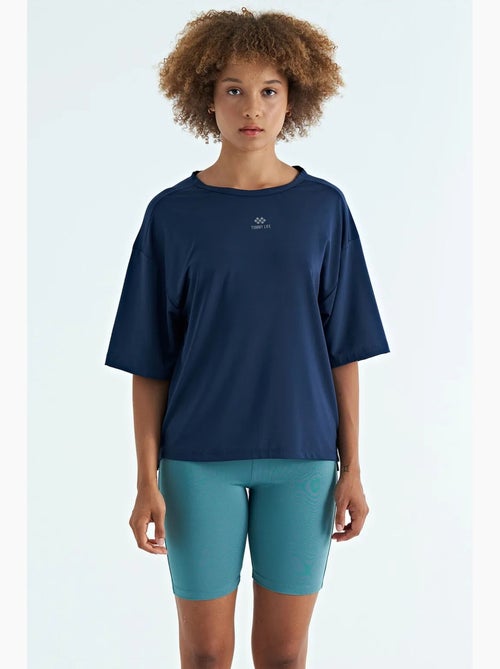 Oversized t-shirt met ronde hals tommy - Kiabi