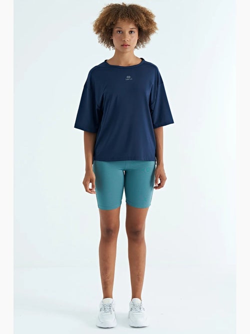 Oversized t-shirt met ronde hals tommy - Kiabi
