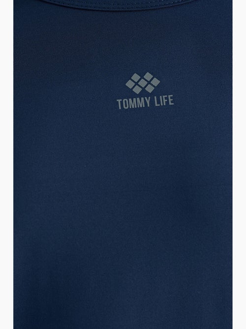 Oversized t-shirt met ronde hals tommy - Kiabi