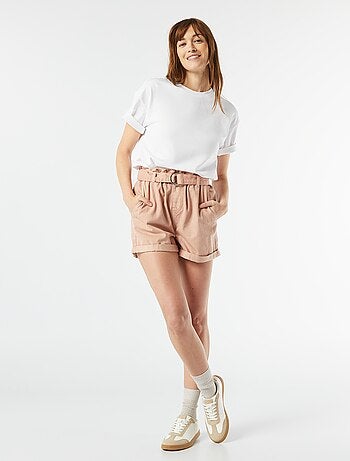 Oversized T-shirt met ronde hals
