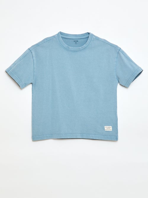 Oversized T-shirt met verwassen effect - Kiabi