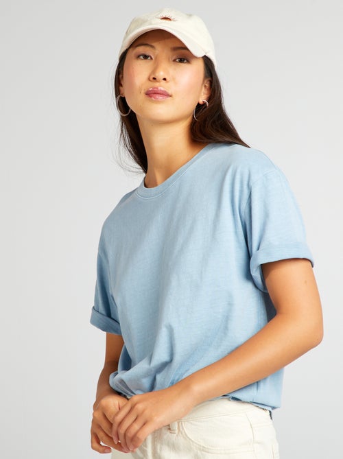 Oversized T-shirt met wassing - Kiabi