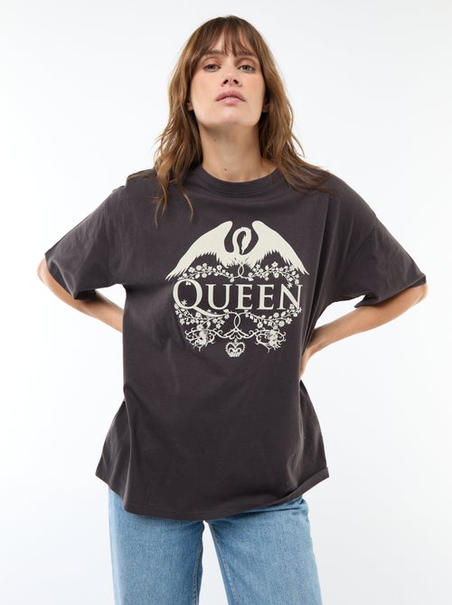Oversized T-shirt 'Queen' - Kiabi