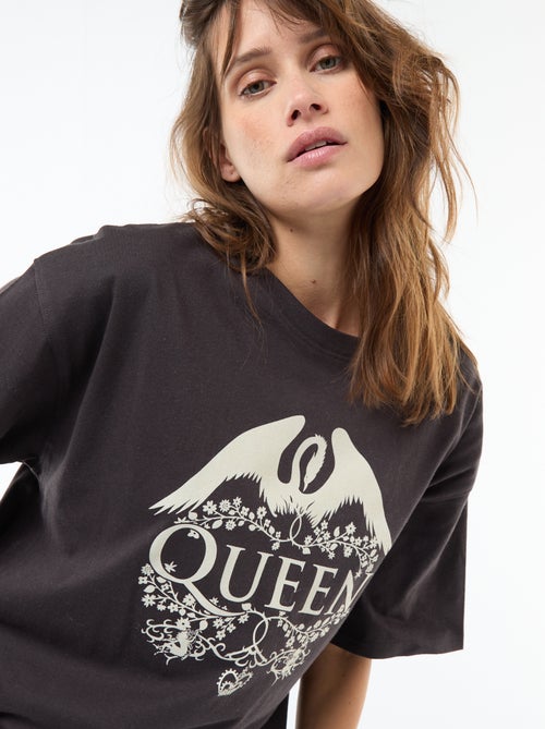 Oversized T-shirt 'Queen' - Kiabi