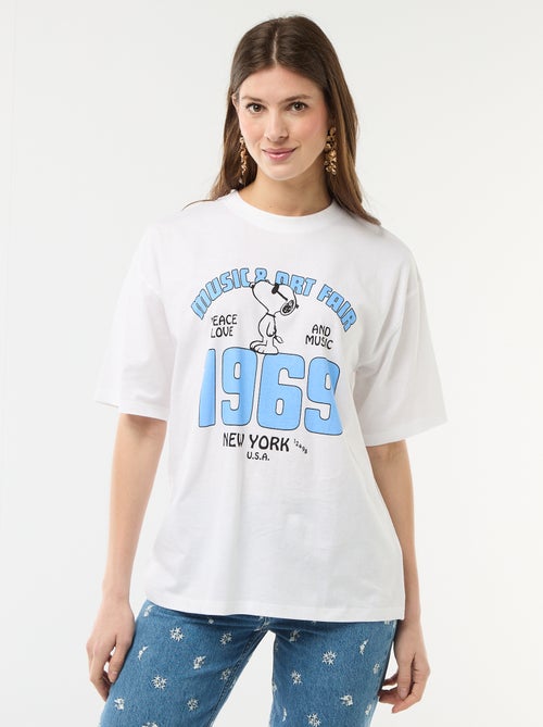 Oversized T-shirt 'Snoopy' - Kiabi