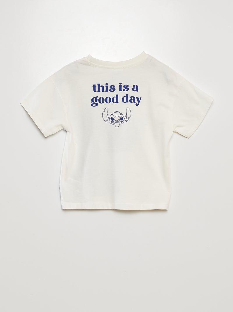 Oversized T-shirt 'Stitch' WIT - Kiabi