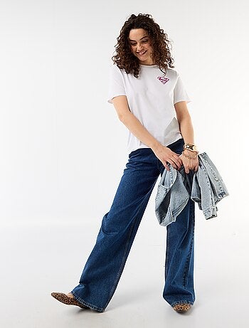 Oversized T-shirt 'Supergirl' 'DC Comics' met korte mouwen