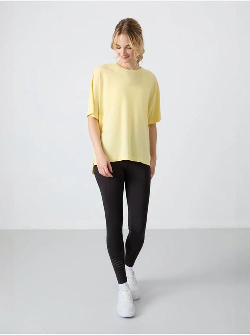 Oversized t-shirt van katoen-modal met ronde hals tommy - Kiabi