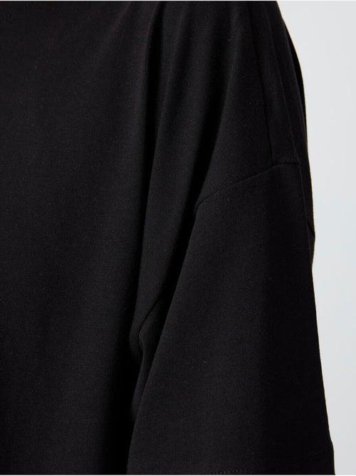 Oversized t-shirt van katoen-modal met ronde hals tommy - Kiabi