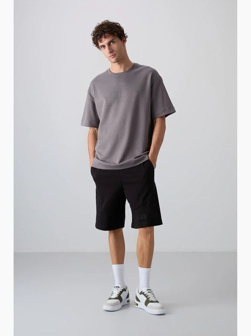 Oversized t-shirt van katoenmix met ronde hals tommy - Kiabi
