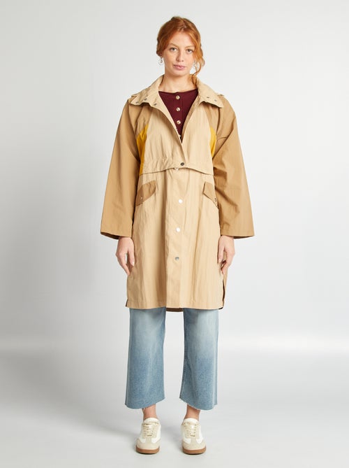 Oversized trenchcoat met 2-in-1-effect - Kiabi