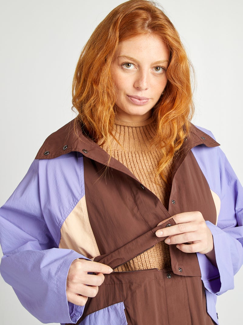 Oversized trenchcoat met 2-in-1-effect BRUIN - Kiabi