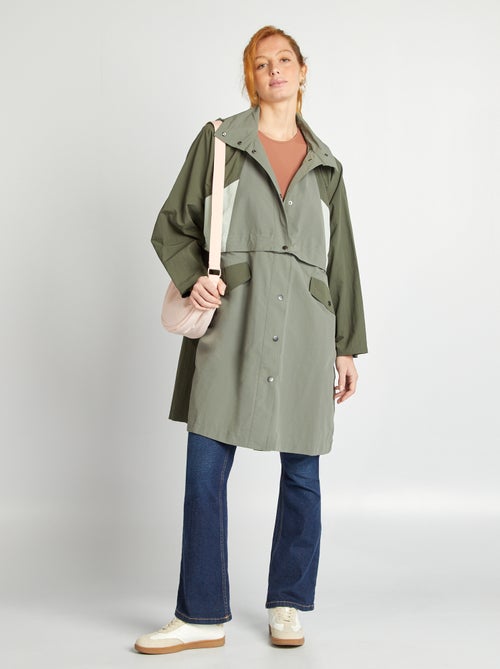 Oversized trenchcoat met 2-in-1-effect - Kiabi