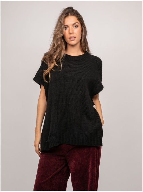 Oversized trui met korte mouwen van grof breisel kireve - Kiabi Oversized trui met korte mouwen van grof breisel kireve - Kiabi