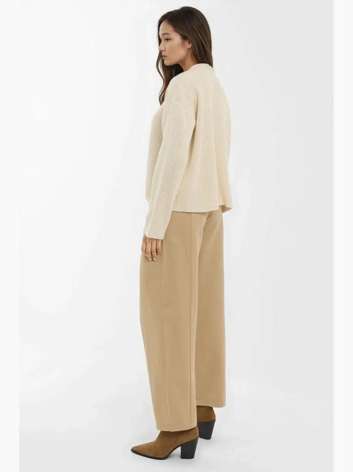 Oversized vest met v-hals en knopen hiccup - Kiabi Oversized vest met v-hals en knopen hiccup - Kiabi