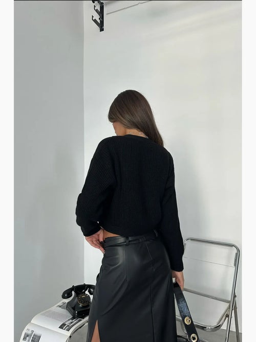 Oversized vest met v-hals hiccup - Kiabi Oversized vest met v-hals hiccup - Kiabi