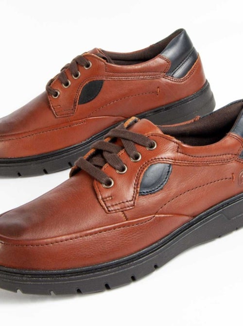 Oxford Cuir Naturel Purapiel - Kiabi Oxford Cuir Naturel Purapiel - Kiabi