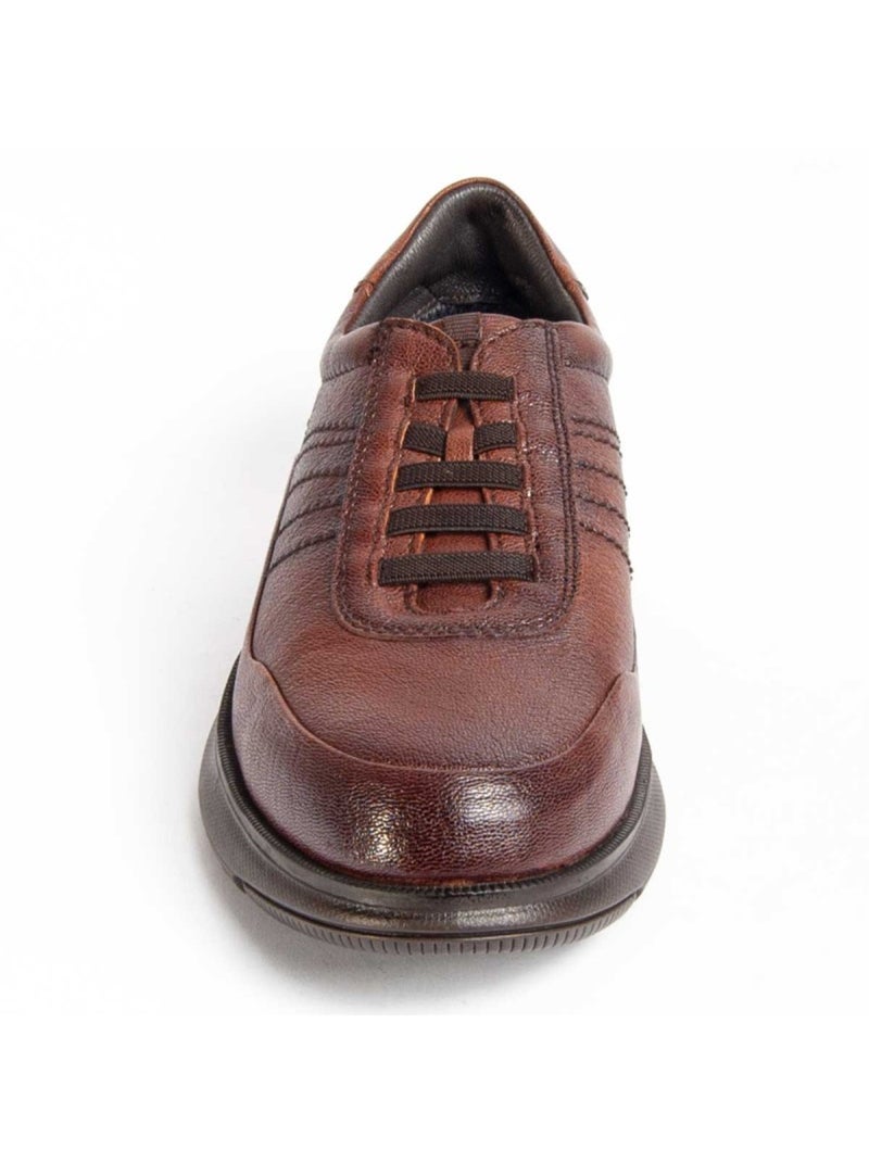 Oxford Cuir Naturel Purapiel Marron - Kiabi