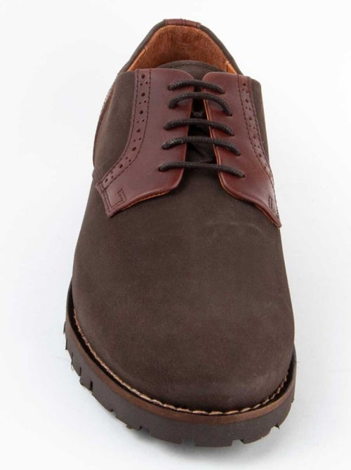Oxford Cuir Naturel Purapiel - Kiabi Oxford Cuir Naturel Purapiel - Kiabi