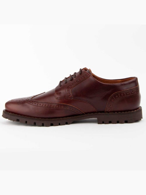 Oxford Cuir Naturel Purapiel - Kiabi Oxford Cuir Naturel Purapiel - Kiabi