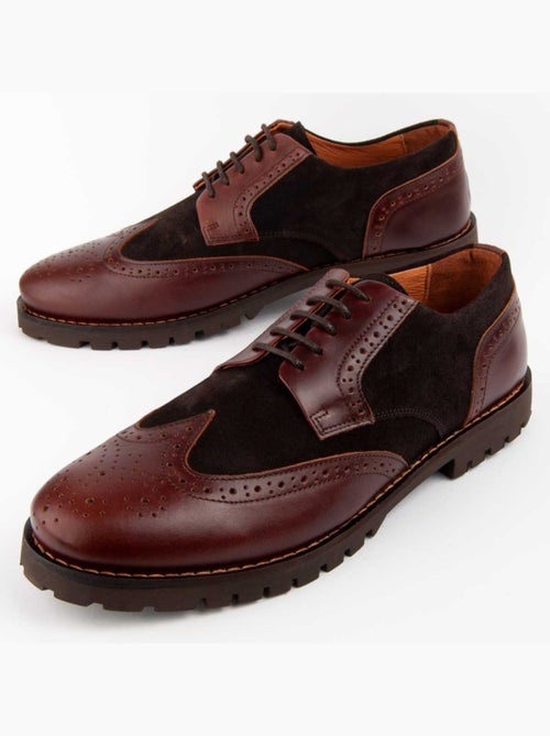 Oxford Cuir Naturel Purapiel - Kiabi Oxford Cuir Naturel Purapiel - Kiabi