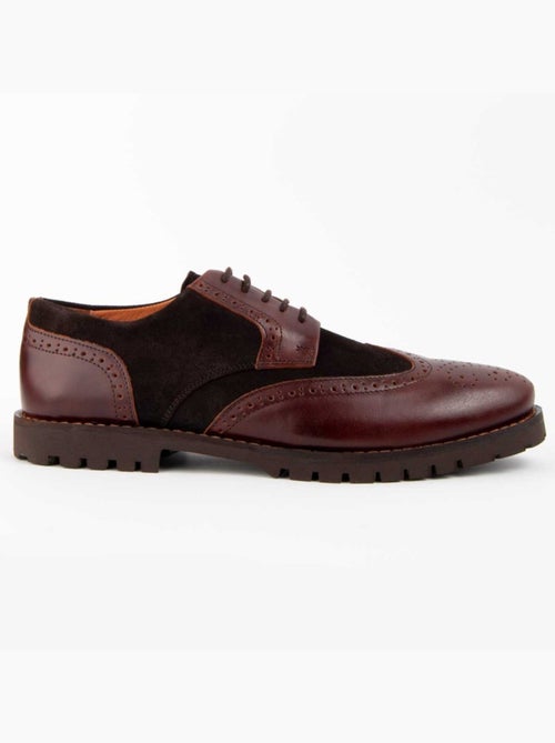 Oxford Cuir Naturel Purapiel - Kiabi Oxford Cuir Naturel Purapiel - Kiabi
