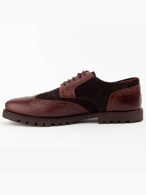 Oxford Cuir Naturel Purapiel - Kiabi Oxford Cuir Naturel Purapiel - Kiabi
