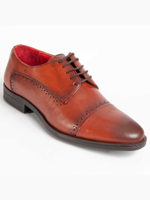 Oxford Cuir Naturel Purapiel - Kiabi Oxford Cuir Naturel Purapiel - Kiabi