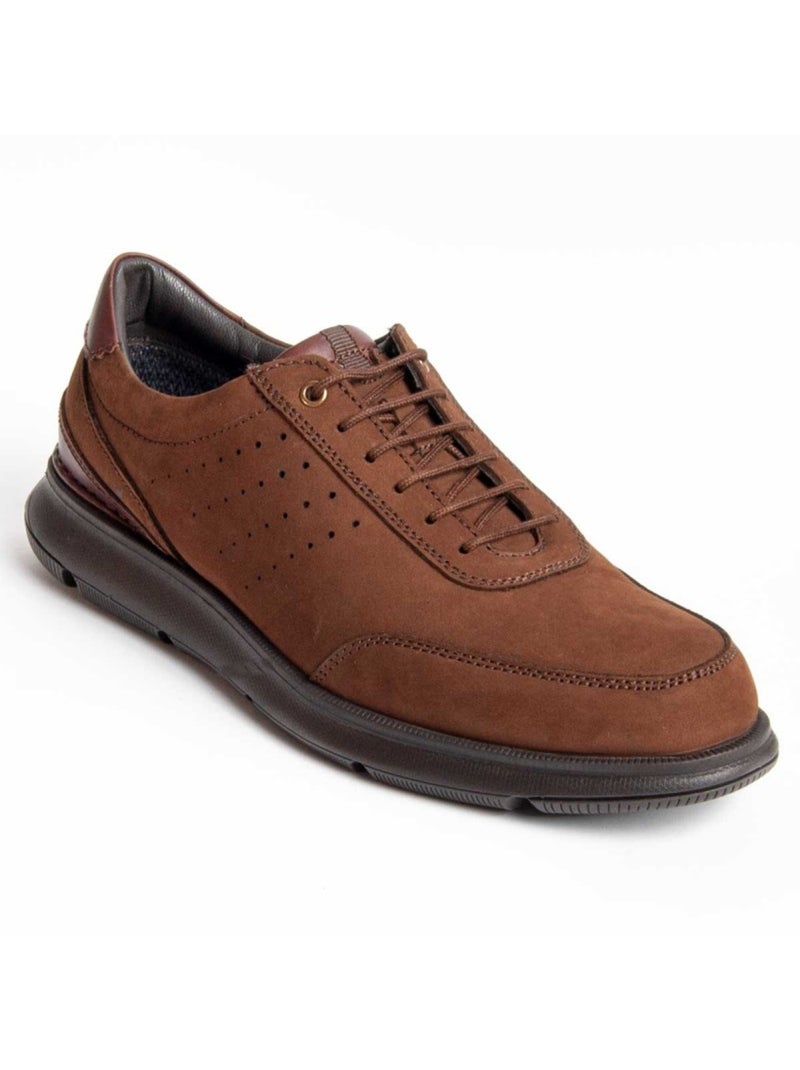 Oxford Cuir Naturel Purapiel Marron - Kiabi