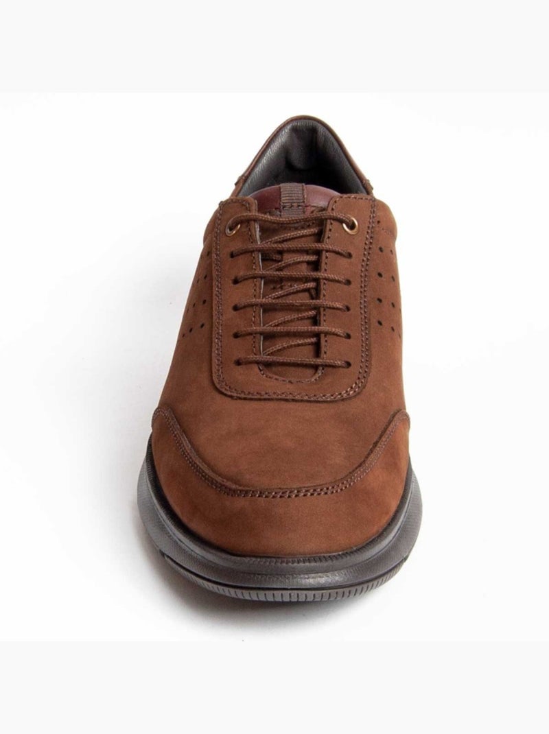 Oxford Cuir Naturel Purapiel Marron - Kiabi