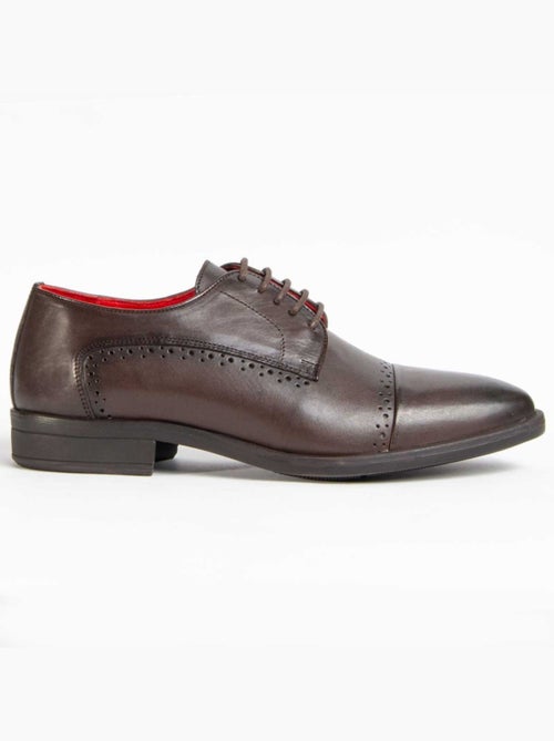 Oxford Cuir Naturel Purapiel - Kiabi Oxford Cuir Naturel Purapiel - Kiabi