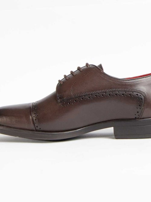 Oxford Cuir Naturel Purapiel - Kiabi Oxford Cuir Naturel Purapiel - Kiabi