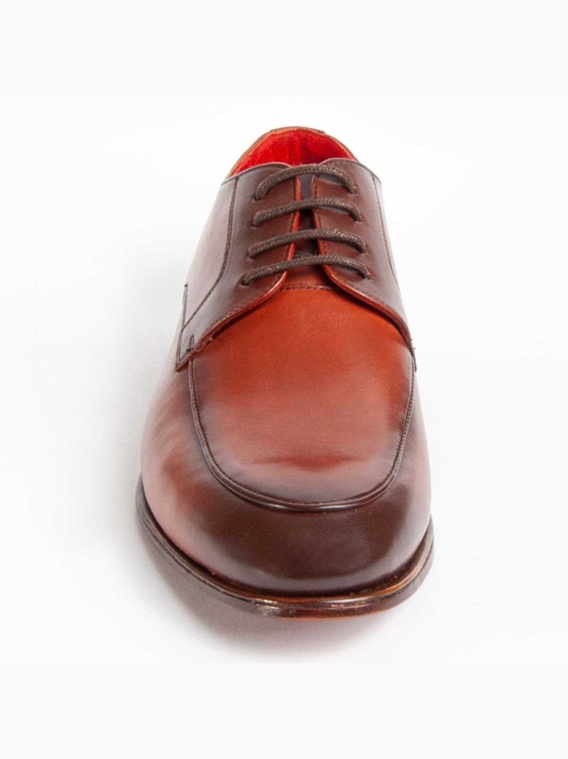 Oxford Cuir Naturel Purapiel Marron - Kiabi