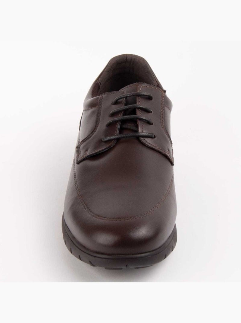 Oxford Cuir Naturel Purapiel Marron - Kiabi