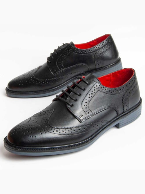 Oxford Cuir Naturel Purapiel - Kiabi Oxford Cuir Naturel Purapiel - Kiabi