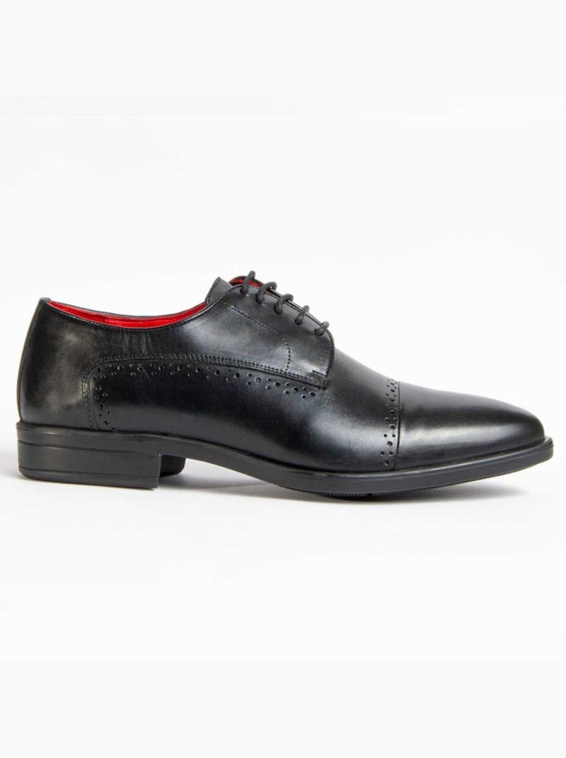 Oxford Cuir Naturel Purapiel Noir - Kiabi