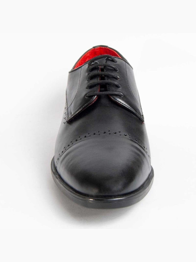 Oxford Cuir Naturel Purapiel Noir - Kiabi