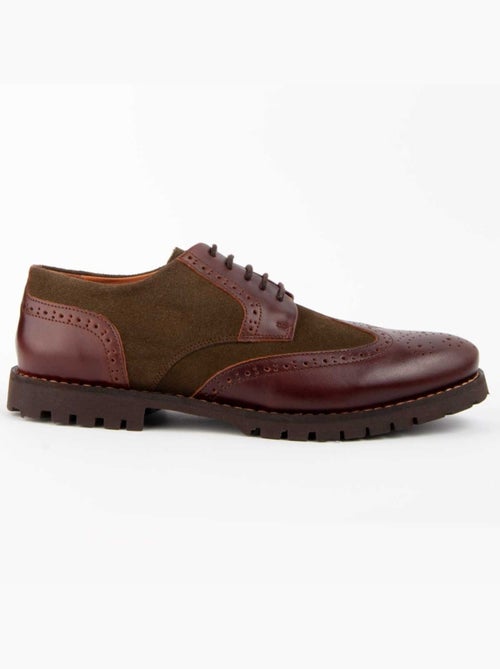 Oxford Cuir Naturel Purapiel - Kiabi Oxford Cuir Naturel Purapiel - Kiabi